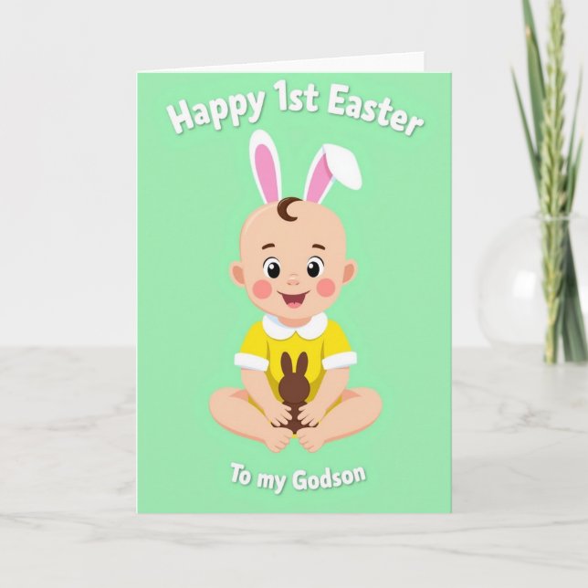 Carte First Year Baby Celebration Card (Devant)
