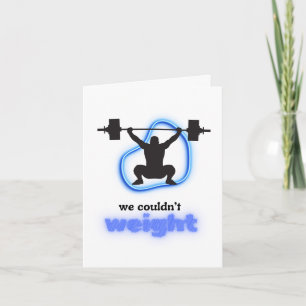 Carte Fitness d'anniversaire amusant