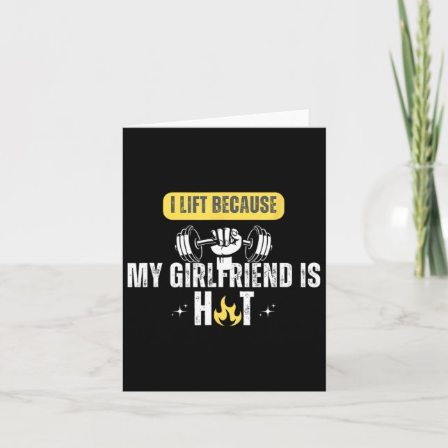 Carte Fitness Funny Gym Rat I Ascenseur Parce Que Ma Fil (Devant)