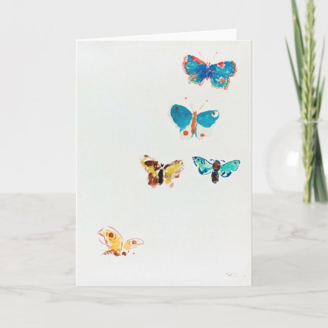 Carte Five Butterflies (Devant)
