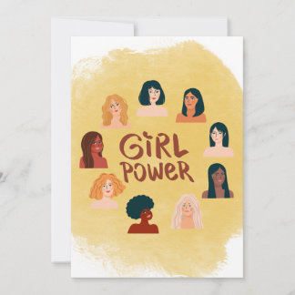 Carte fixe internationale pour la journée des femm