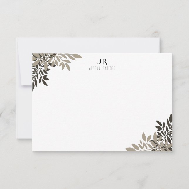 Carte fixe personnalisée (Devant)