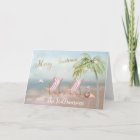 Flamant rose de plage Wreath Noël unique