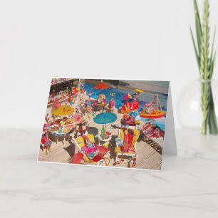 Carte "Flamingos !" pour Greeting Card !