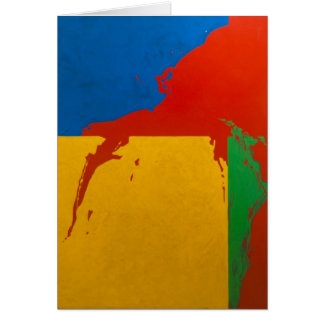 Carte : "Flaque de couleur "