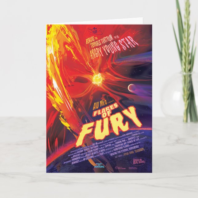 Carte Flares Of Fury Poster, Au Microscopii. (Devant)