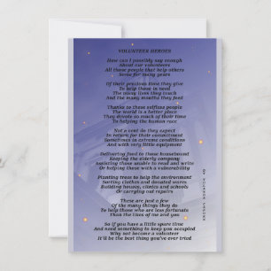 Carte Flat des héros bénévoles