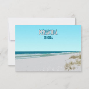 Carte Flat Pensacola Beach Panhandle Floride