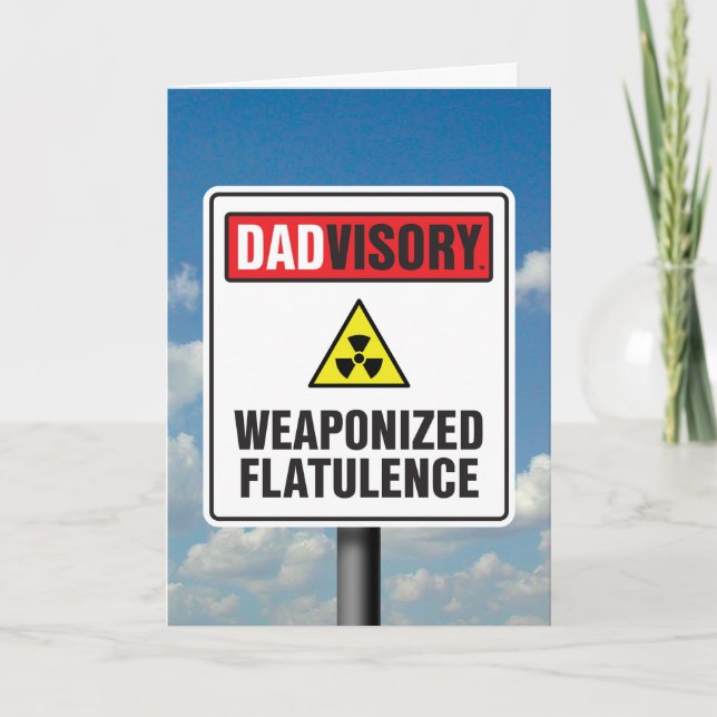 Carte Flatulence Armé (Devant)