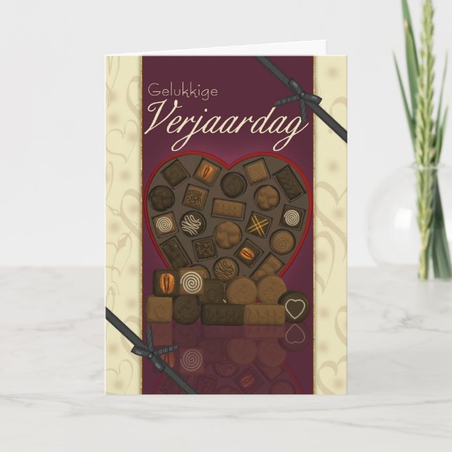 Carte Flemish Birthday Card - Joyeux anniversaire (Devant)
