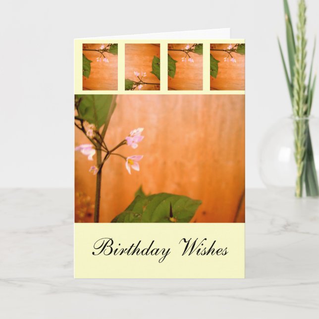 Carte Fleur (Devant)