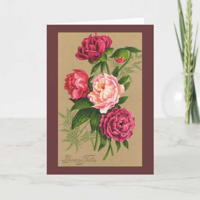 Carte Fleur (Devant)