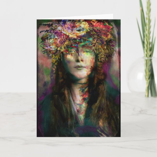 Carte fleur (Devant)