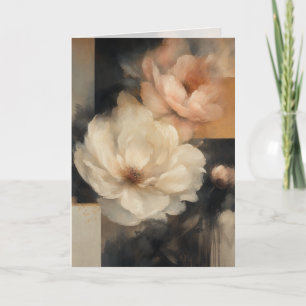 Carte "Fleur abstraite"