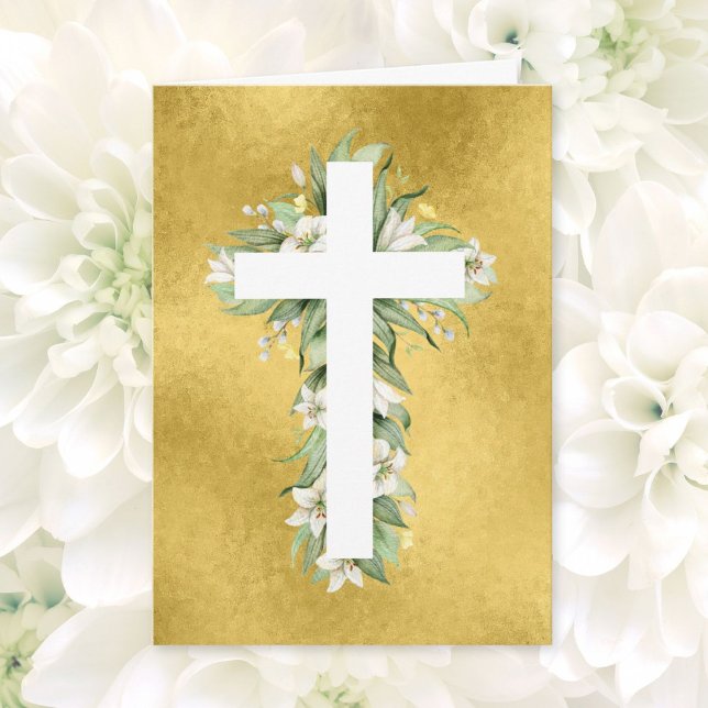 Carte Fleur Cross Faith (Créateur téléchargé)