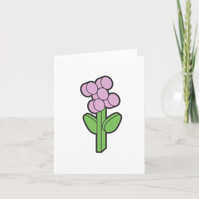 Carte Fleur d'âge d'espace (Devant)