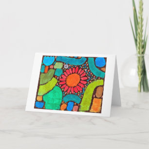 Carte Fleur dans la vallée, Klee