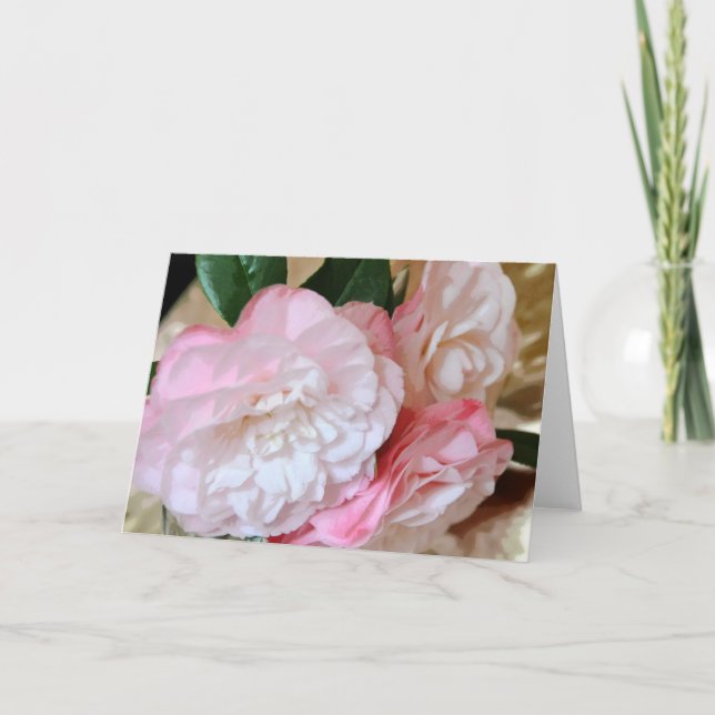 Carte Fleur de Camellia (Devant)