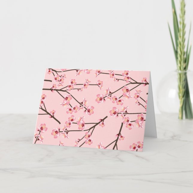 Carte Fleur de cerise (Devant)