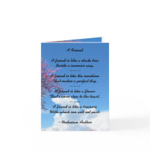 Carte Fleur de cerise d'amitié