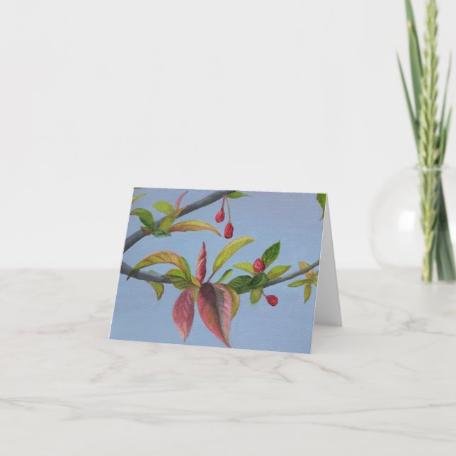 Carte fleur de crabe (Devant)