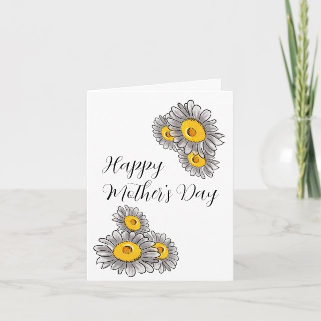 Carte Fleur de Fête des Mères Faisy (Devant)