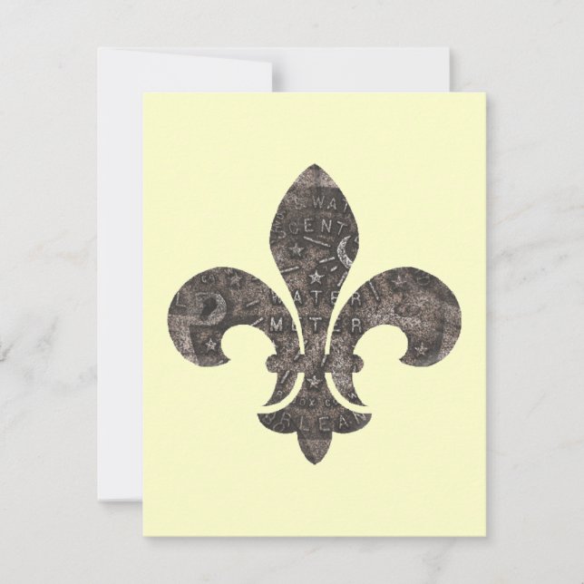 Carte Fleur De Lis (Devant)
