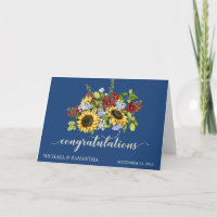Fleur de soleil personnalisée de félicitations de 