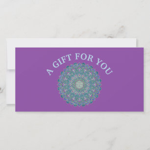 Carte Fleur De Vie - Mandala India Style 1
