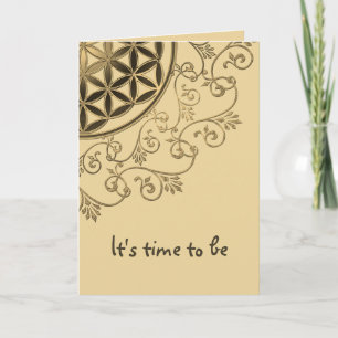 Carte Fleur De Vie - Ornements Vintages Mandala 2