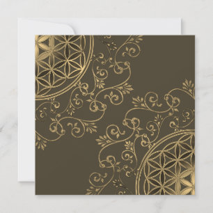 Carte Fleur De Vie - Ornements Vintages Mandala 2