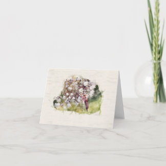 Carte Fleur d'oignon