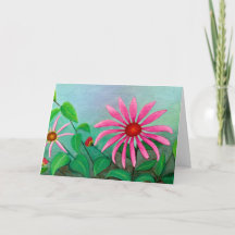 Carte Fleur en Cône pour Toutes Occasions