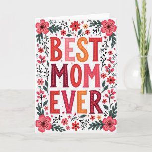 Carte Fleur Meilleure Maman