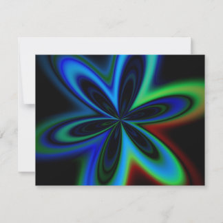 Carte Fleur psychédélique