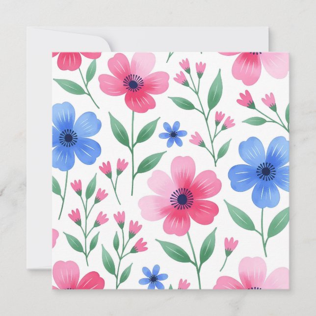 Carte Fleur Rosewater Delft (Devant)