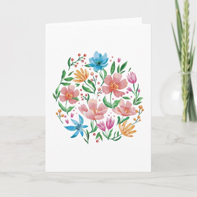 Carte Fleur sauvage (Devant)