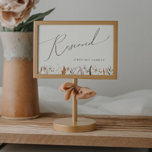 Carte Fleur sauvage d'automne Boho   Symbole réservé bei
