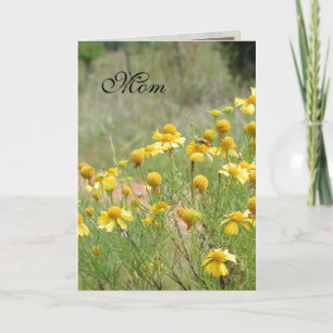 Carte Fleur sauvage de la Fête des mères par Janz
