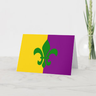 Carte Fleur verte de Lis