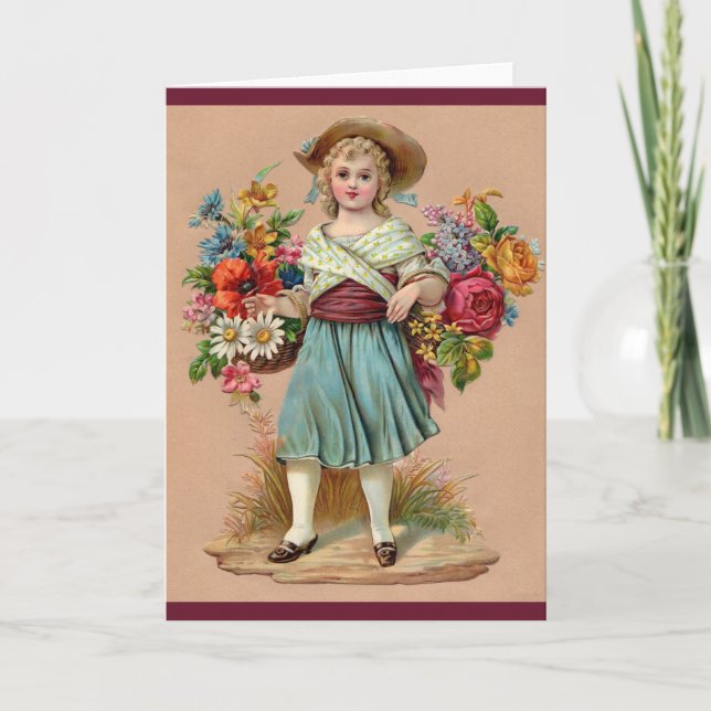 Carte Fleur victorienne (Devant)