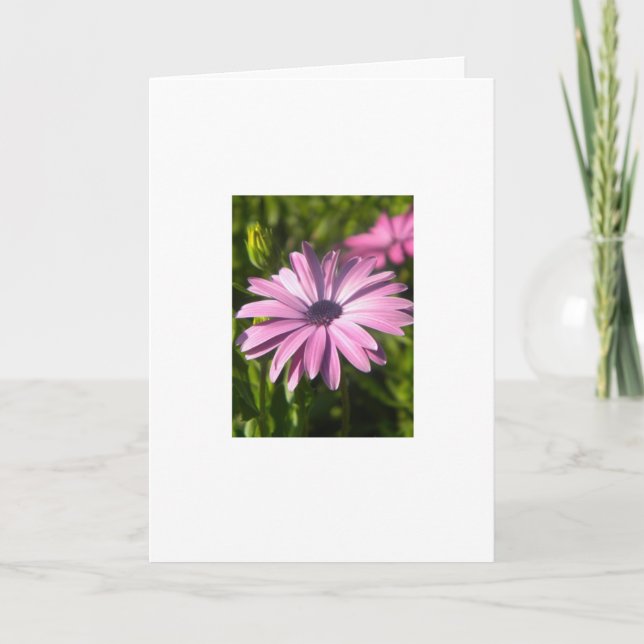 Carte fleur violette (Devant)