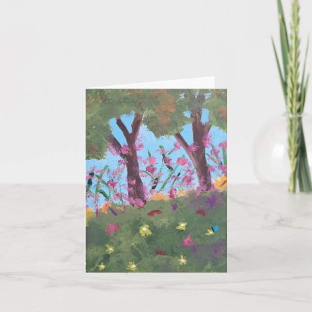 Carte Fleur Wild Note (Devant)