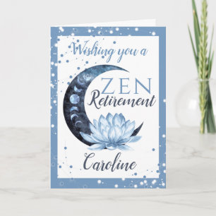 Carte Fleur Zen Lotus Retraite
