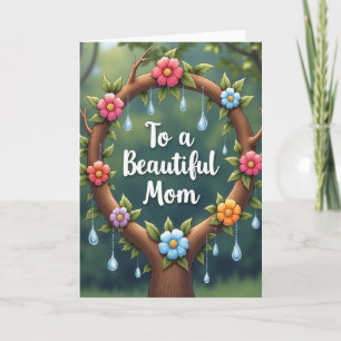 Carte Fleurie Pour Maman
