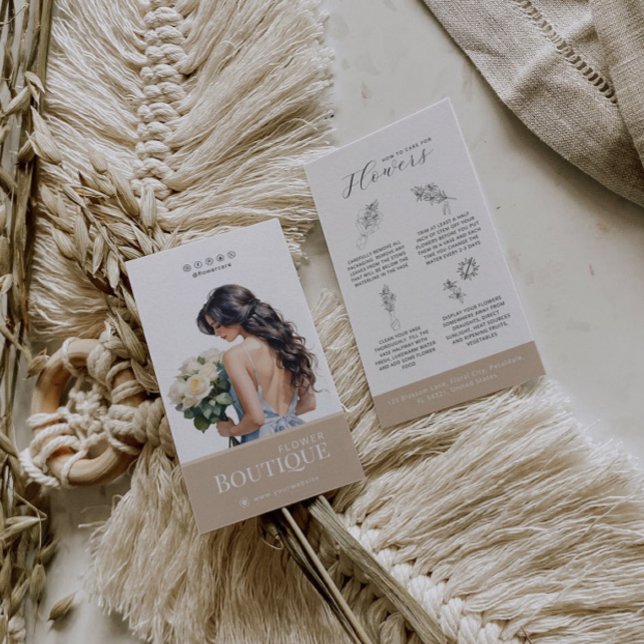 Carte fleuriste Hang Tag (Créateur téléchargé)