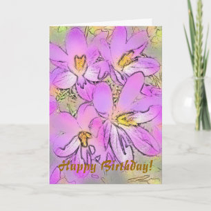 CARTE FLEURS