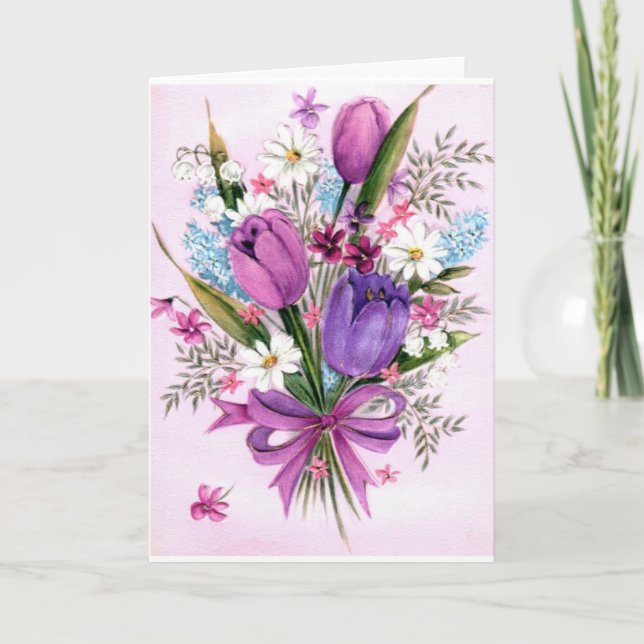Carte Fleurs (Devant)