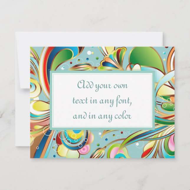 Carte Fleurs à flammes magnifiques (Devant)