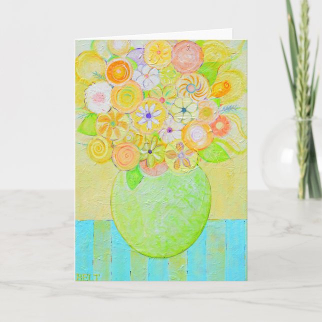 Carte Fleurs au Ciel (Devant)